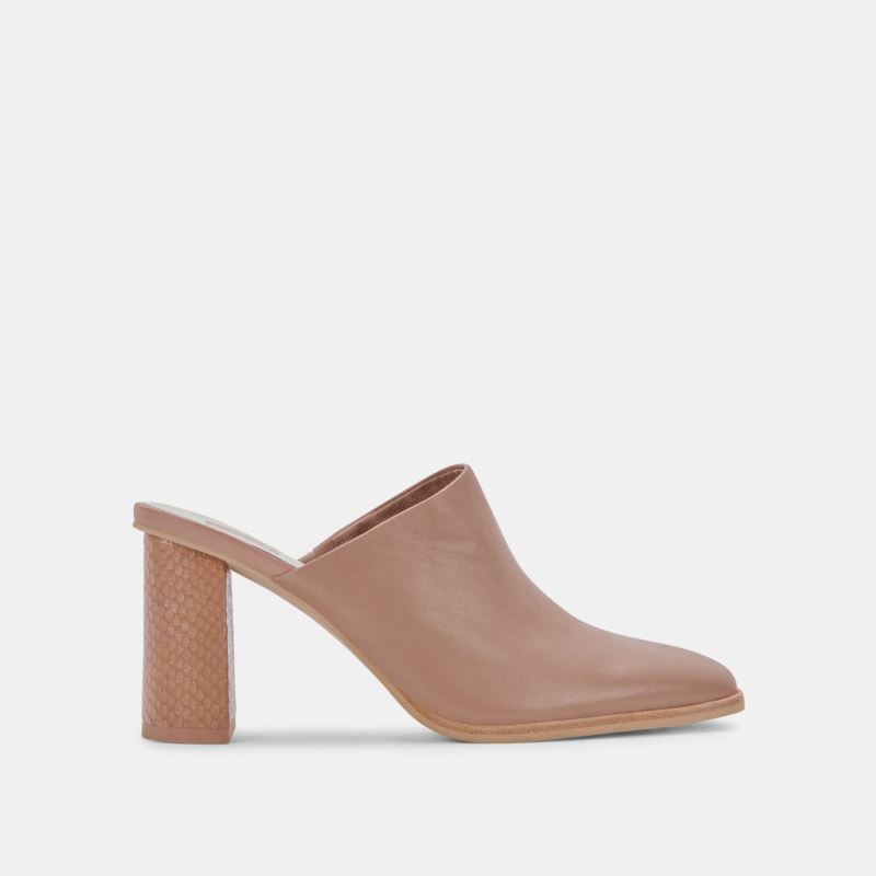 Dolce Vita - Parez Mules Cafe Leather