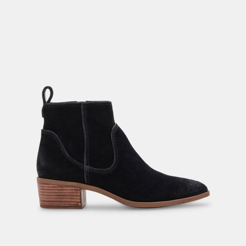 Dolce Vita - Able Booties Black Suede