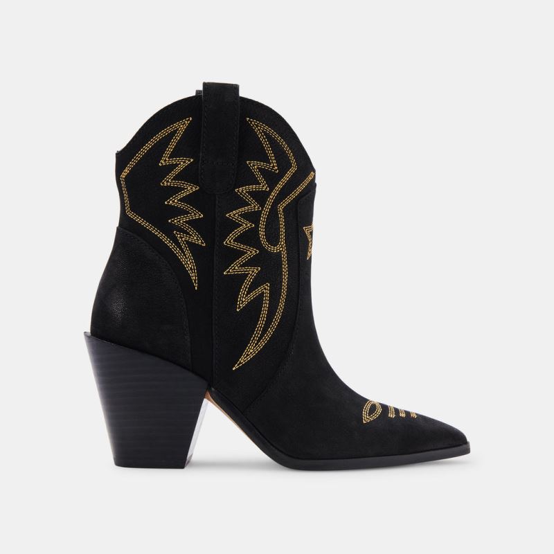 Dolce Vita - Ginni Booties Black Nubuck