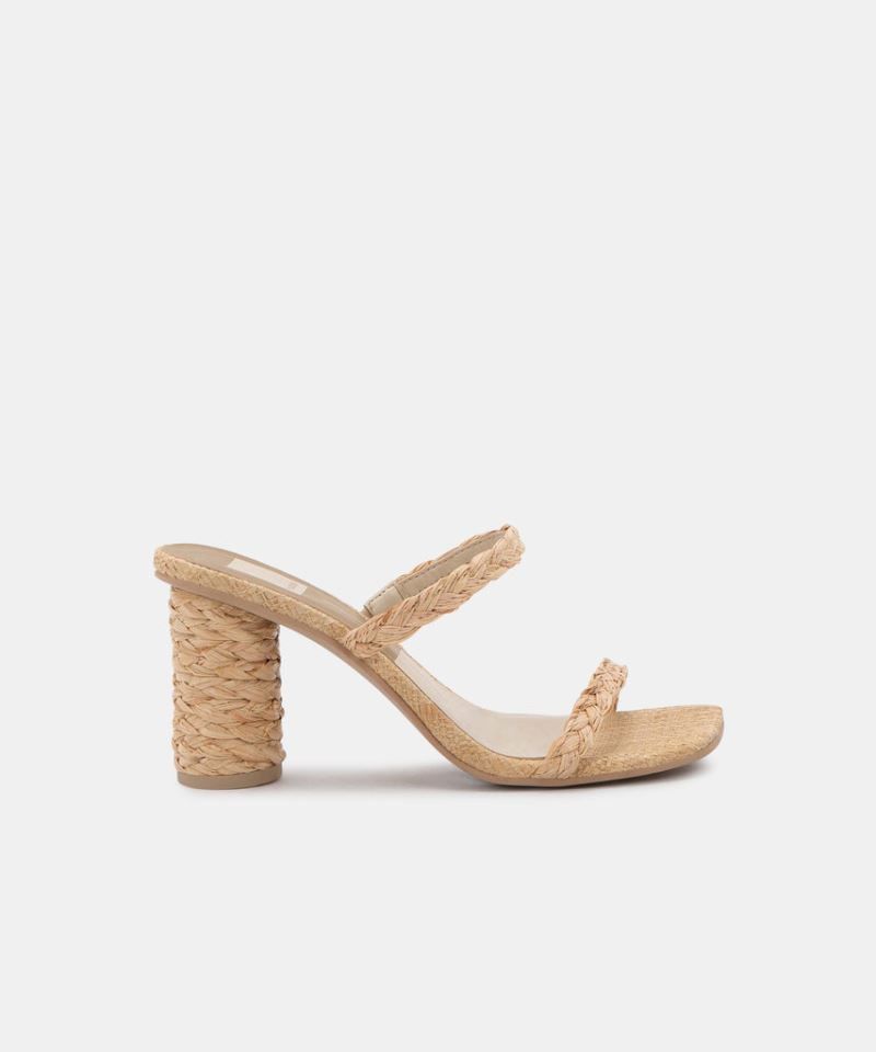 Dolce Vita - Noles Heels Lt Natural Raffia