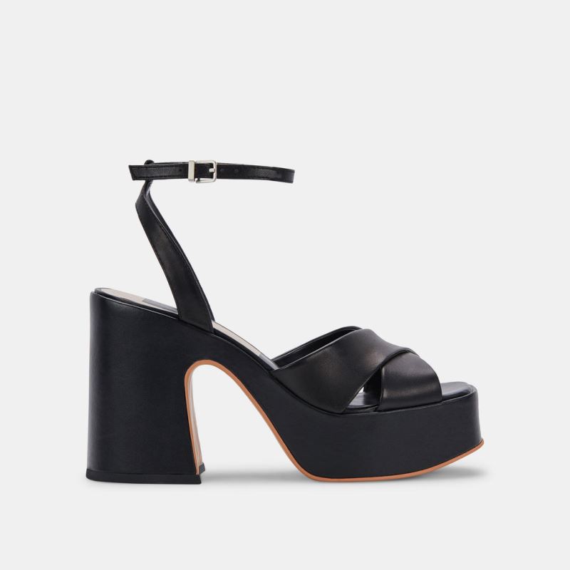 Dolce Vita - Wessi Heels Black Leather