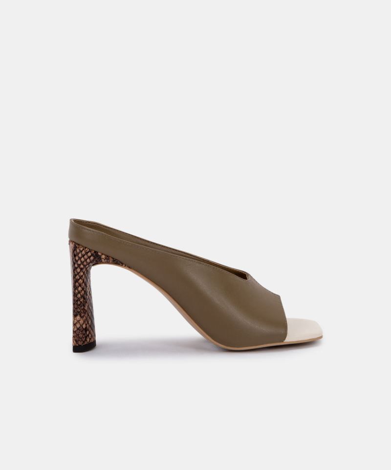 Dolce Vita - Desi Heels Olive Leather