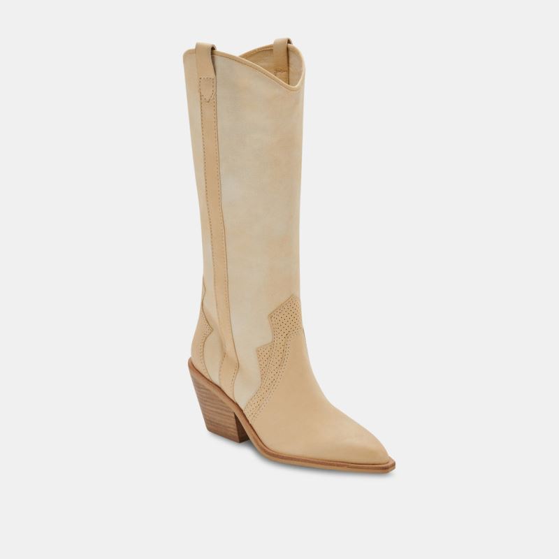 Dolce Vita - Navene Boots Vanilla Nubuck [Dolcevita27] - $99.99 : Dolce ...