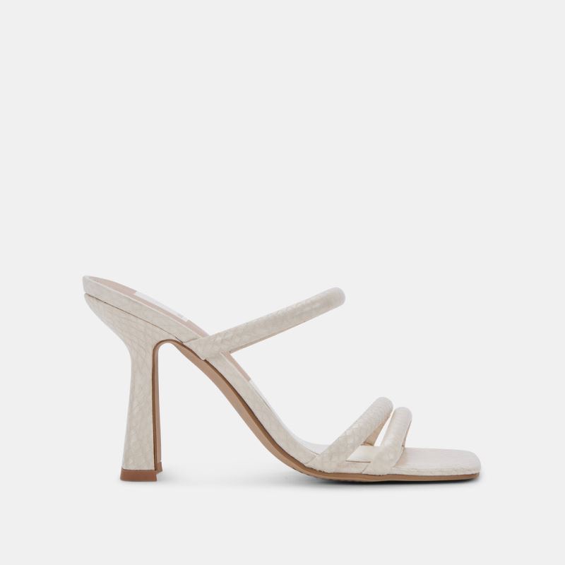 Dolce Vita - Fort Heels Ivory Embossed Stella