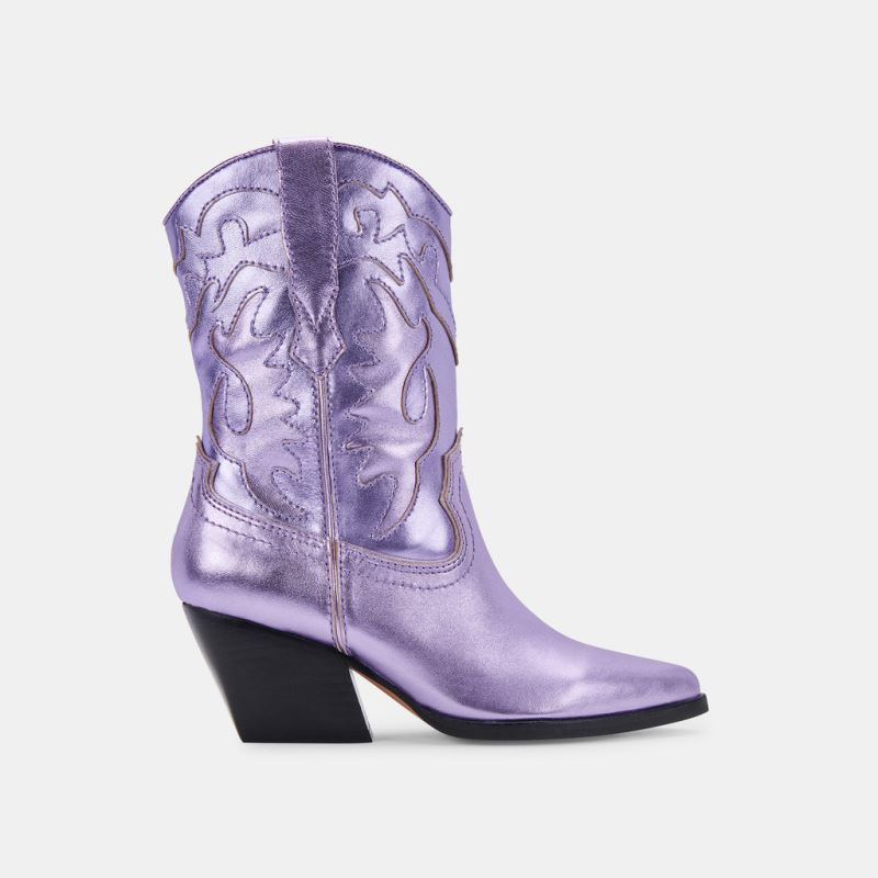 Dolce Vita - Landen Boots Electric Violet Leather