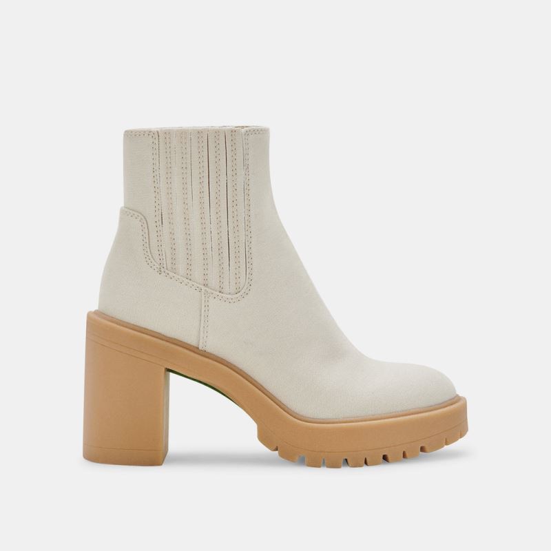 Dolce Vita - Caster Booties Sandstone Canvas