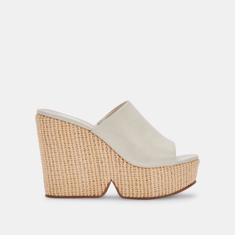 Dolce Vita - Gilma Wedges Ivory Leather