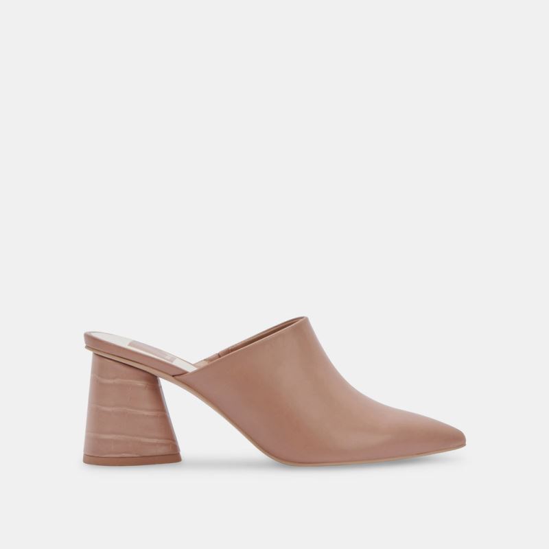 Dolce Vita - Aydin Mules Cafe Leather