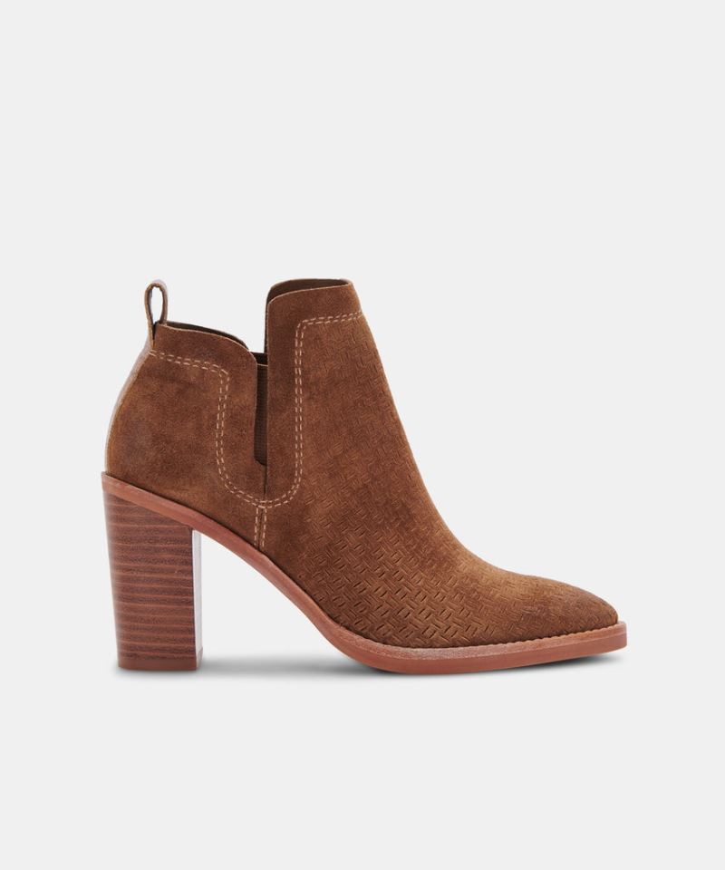 Dolce Vita - Sirano Booties Dk Brown Suede