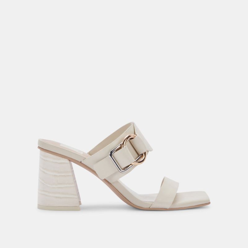 Dolce Vita - Palyce Heels Ivory Leather