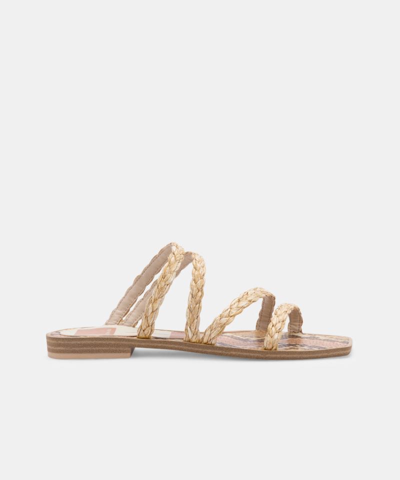 Dolce Vita - Izabel Sandals Lt Natural Raffia