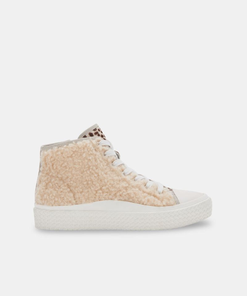 Dolce Vita - Veola Plush Sneakers Natural Plush